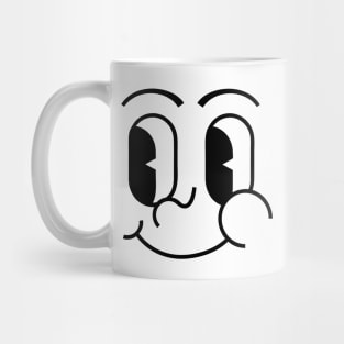 Black Smile Emoji Mug